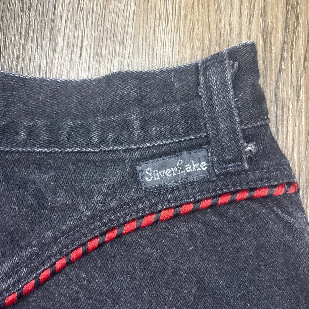 Vtg Wrangler SilverLake Jeans Women 11 (28x31) Black Bareback Western Cowgirl US